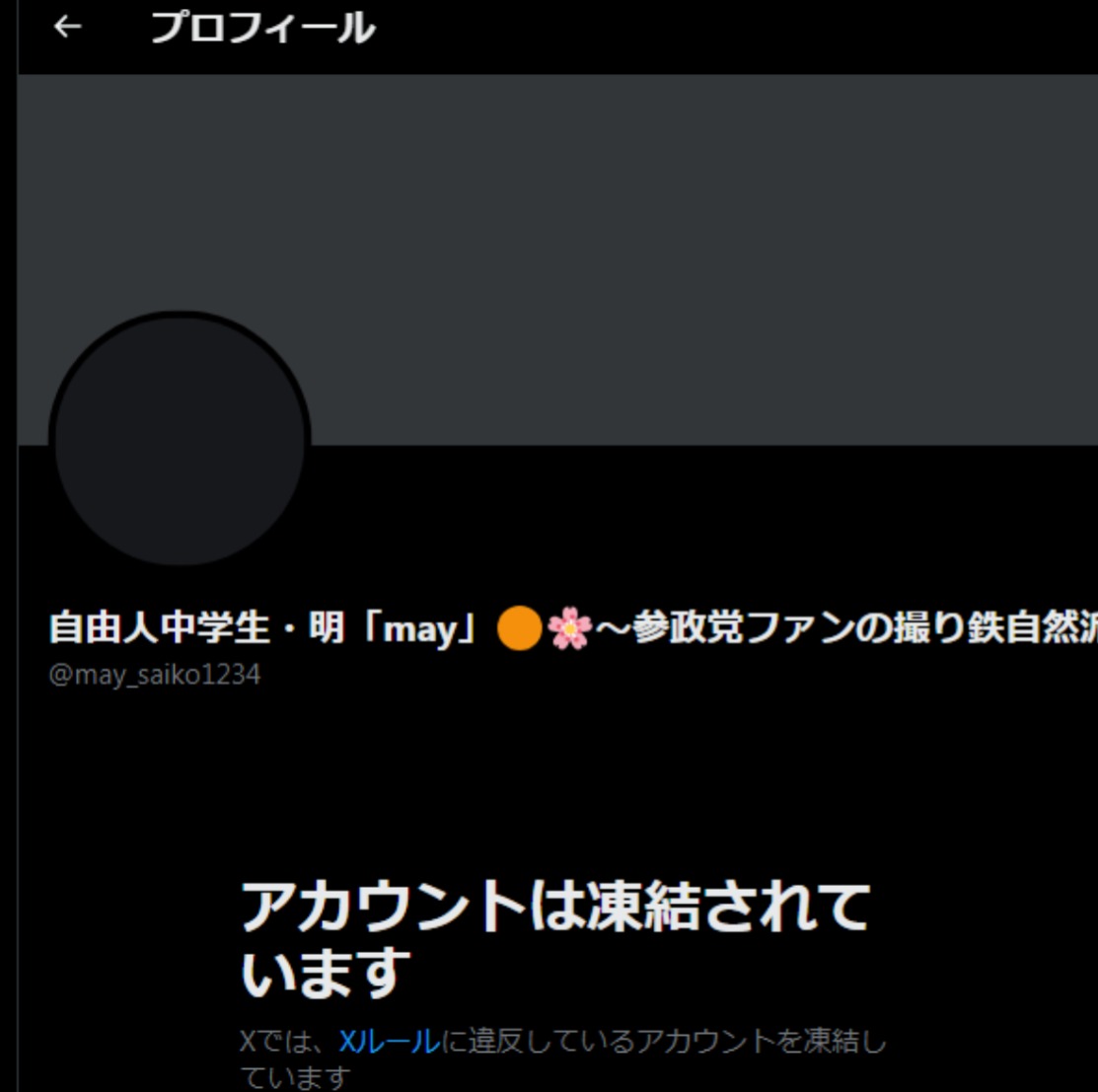 凍結されたMaysaiko